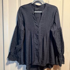 Elegant Black Women's Top